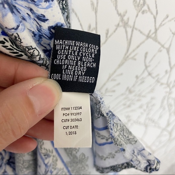 TORRID Blue Bandana High Neck Halter Style Hi-Low Midi Dress Size 2X - Picture 12 of 13